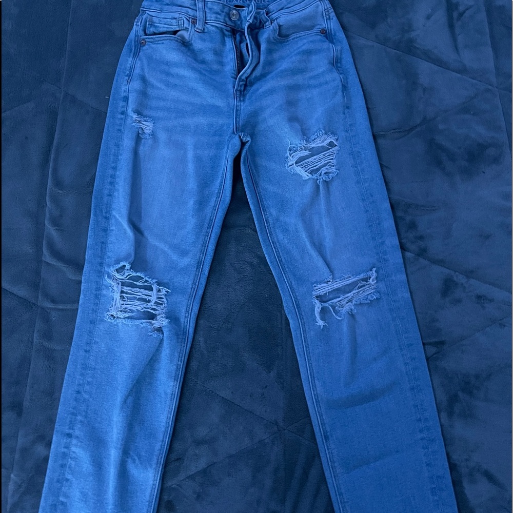 High-rise mom jeans